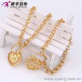 63195-Xuping 18K Gold Plated Woman Jewelry Set With Heart-shape Style